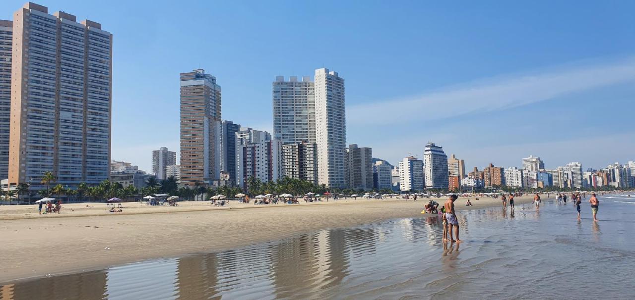 Apartamento Kit Praia Grande Na Guilhermina Frente Mar 아파트 외부 사진